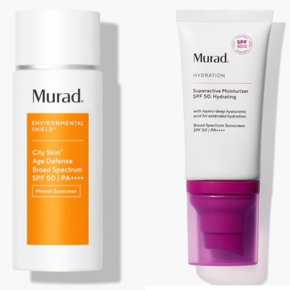 Murad Other - Murad BestSeller Duo: Broad Spectrum Sun Block + Superactive Moisturizer SPF 50